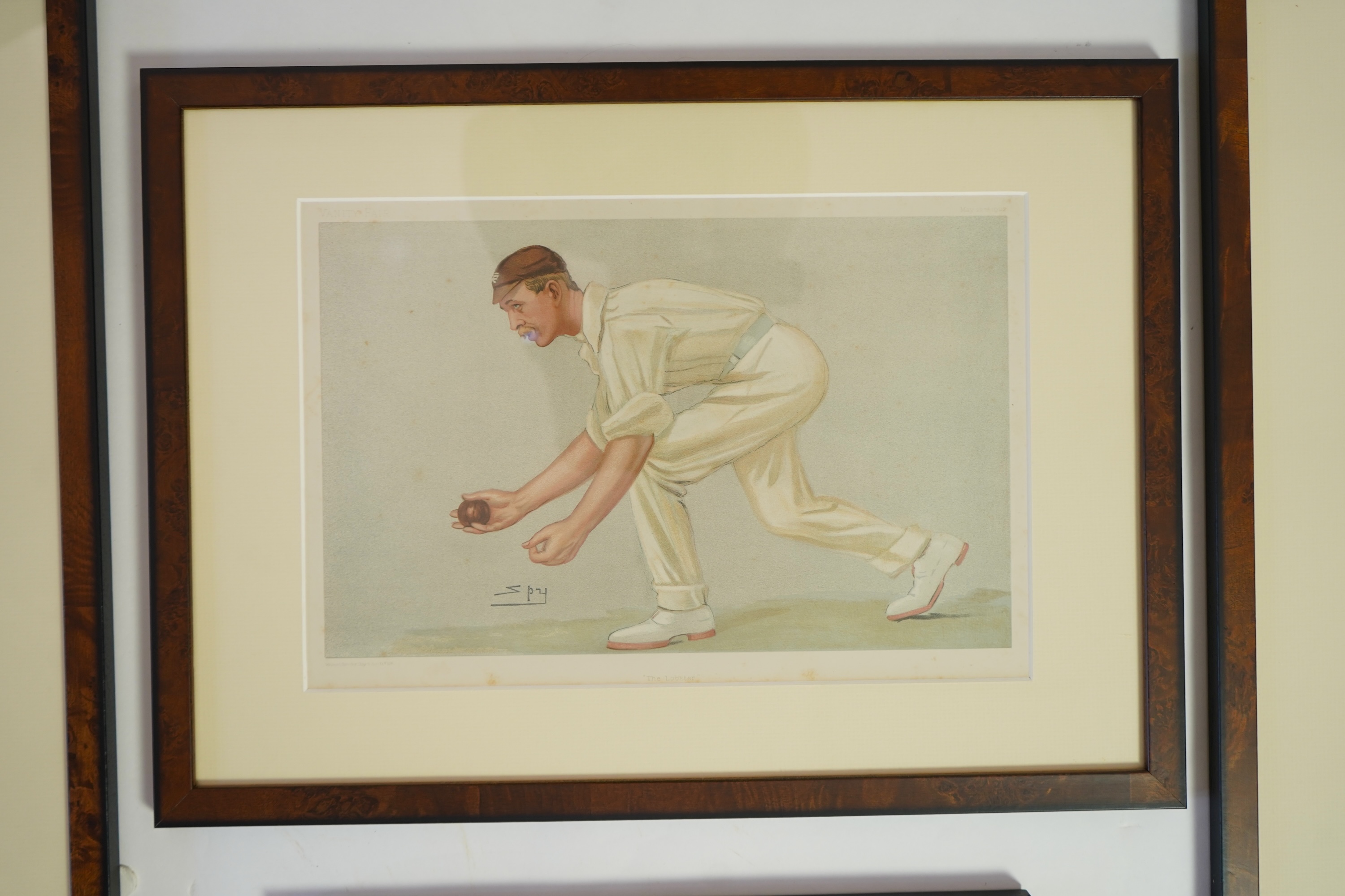Thirty four Vanity Fair caricatures of cricketers to include Dillan and W G Grace